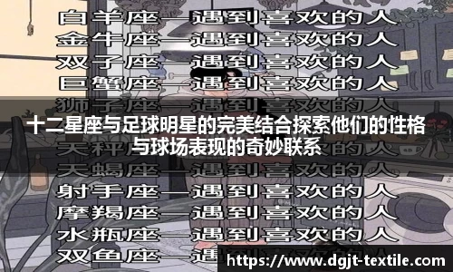 十二星座与足球明星的完美结合探索他们的性格与球场表现的奇妙联系